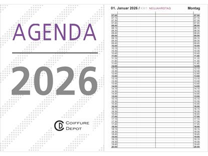 Agenda klein A5 2026/ 15 Minuten
