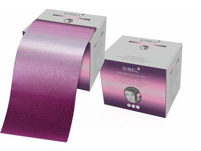 Alufolie geprägt 12,7 cm gradient ruby