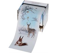 Alufolie geprägt Wintermotiv