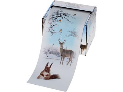 Alufolie geprägt Wintermotiv