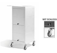 Arbeitswagen DISCRETE-LOCK weiss
