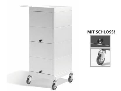Arbeitswagen DISCRETE-LOCK weiss