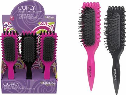 CURLY Lockenbürsten-Display 6-teilig