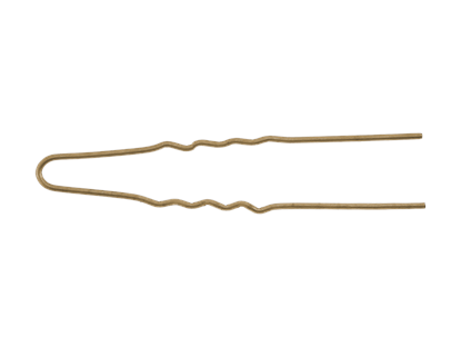 Haarnadeln gewellt blond 50 mm 50 Stück