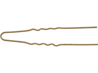 Haarnadeln gewellt blond 65 mm 50 Stück