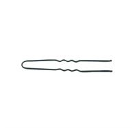 Haarnadeln gewellt schwarz 50 mm 50 Stück