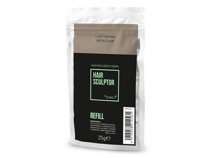 Hair Sculptor Building Fibers Refill Light Brown
