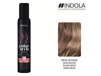 INDOLA Color Style Mousse Beige Blond 200ml