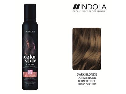 INDOLA Color Style Mousse Dunkelblond