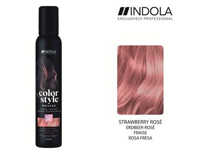 INDOLA Color Style Mousse Erdbeer-Rosé