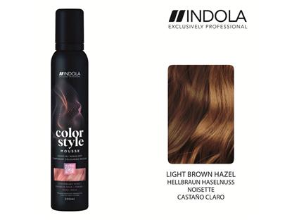 INDOLA Color Style Mousse Hellbraun Haselnuss 200m