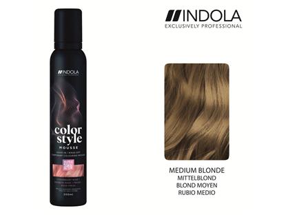 INDOLA Color Style Mousse Mittelblond