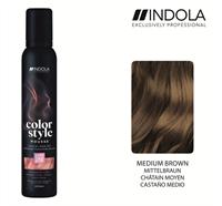 INDOLA Color Style Mousse Mittelbraun
