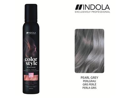 INDOLA Color Style Mousse Perlgrau 200ml