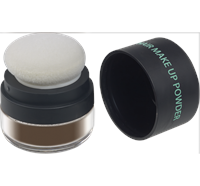 Sibel Haar Make-up Puder Mittelbraun