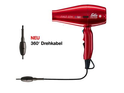 SOLIS Haartrockner FAST DRY Typ 381 rot