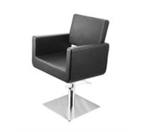 Stuhl "FELICITAS" Eckig schwarz