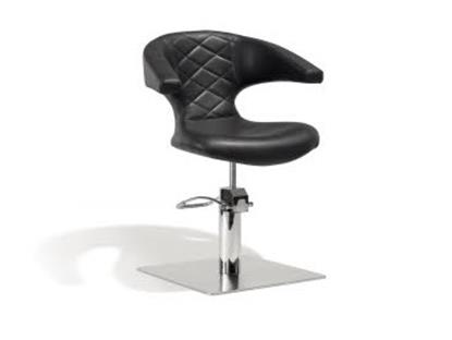 Stuhl "SENSUALIS" Eckig schwarz