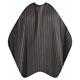 Umhang Barber Cape Druckknopf schwarz/gold (94086)