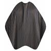 Umhang Barber Cape Druckknopf schwarz/gold (94086)